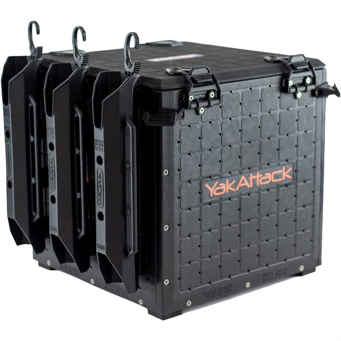 Fishing Kayak Crate - Fishing Crate with 3 Rod Holders