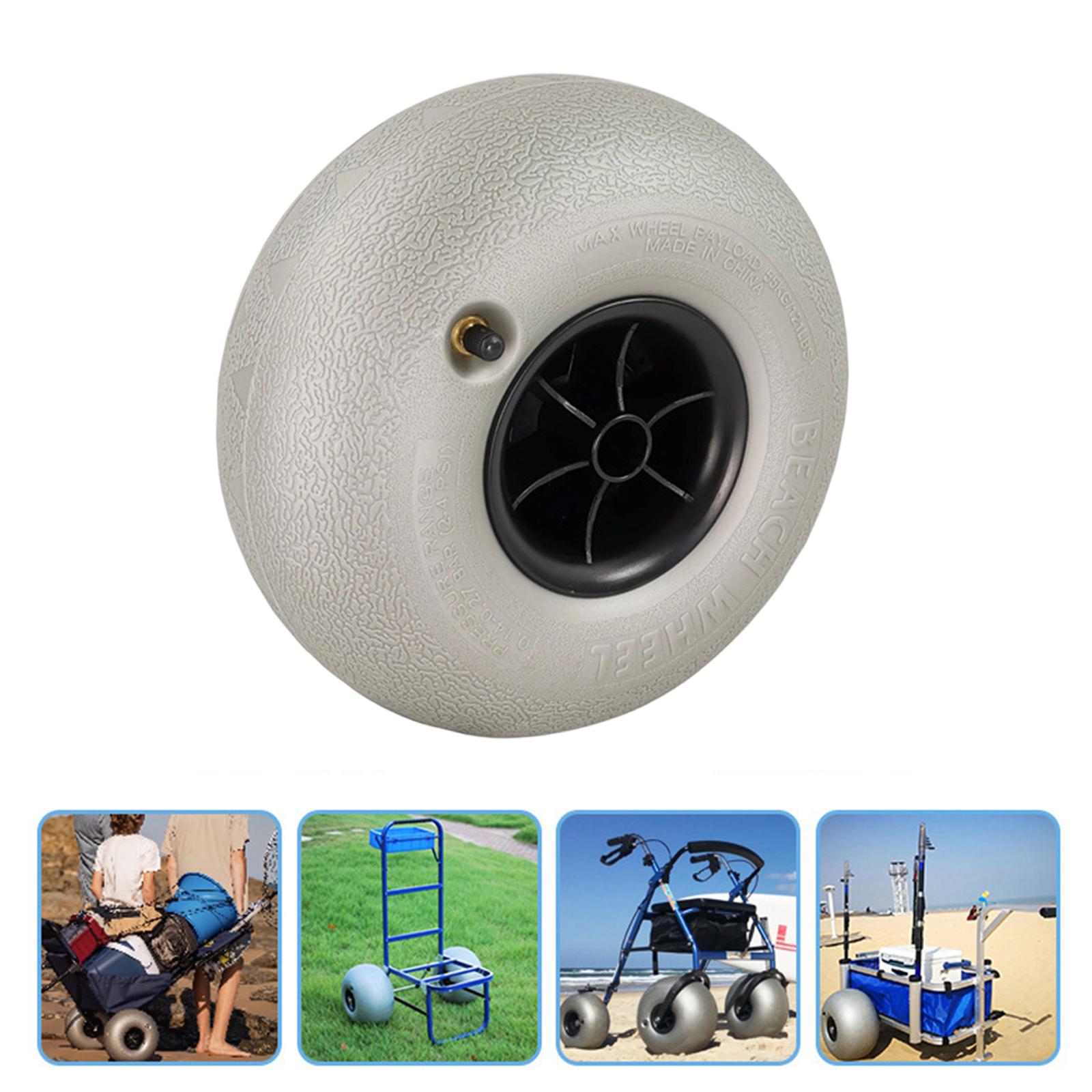 Fishing Kayak Cart - Sturdy PVC Balloon Wheels for Trolley