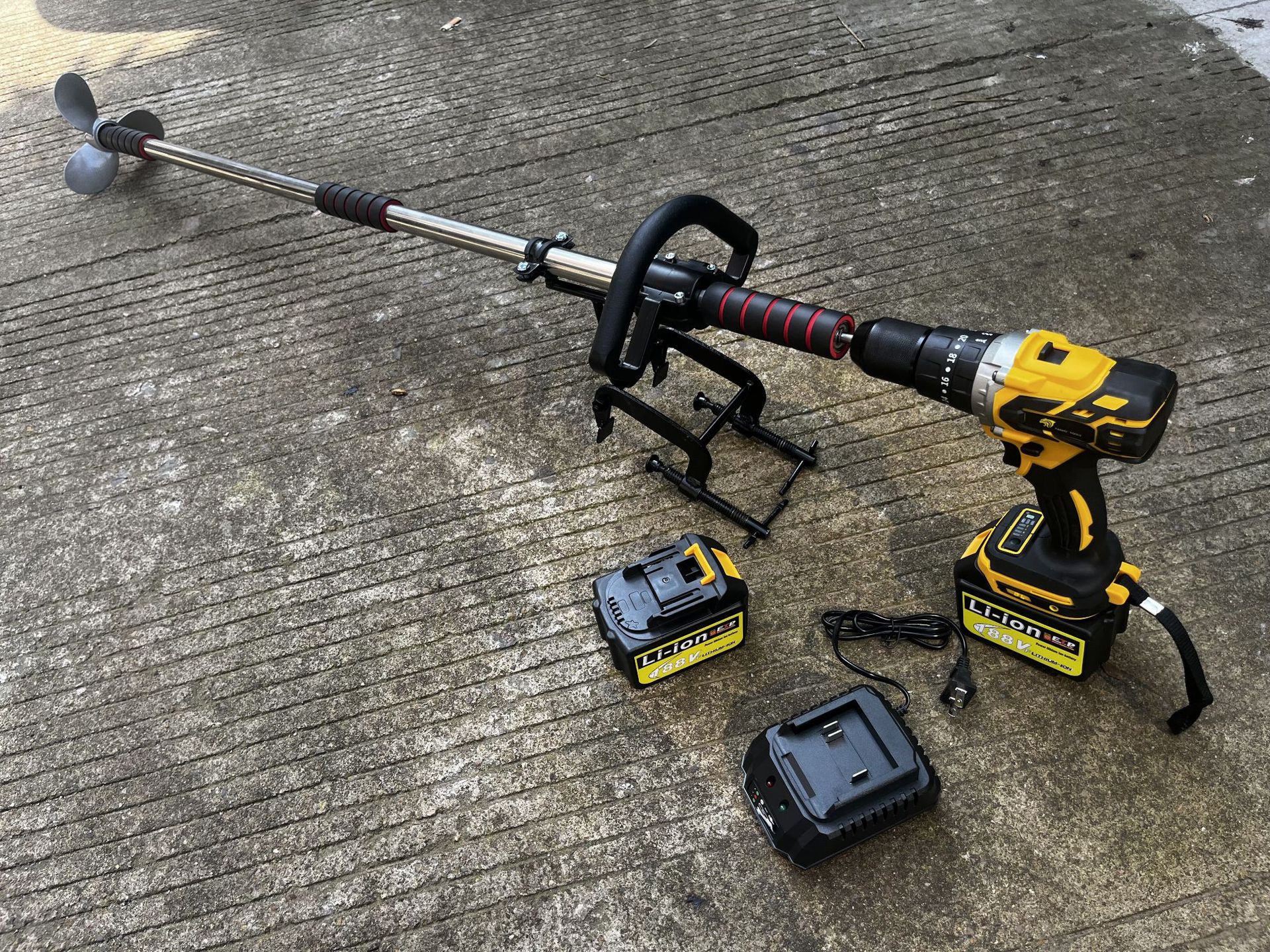 Electric Drill Manual Propelle - Fishing Kayak Trolling Motor incelemesi ve fiyatı