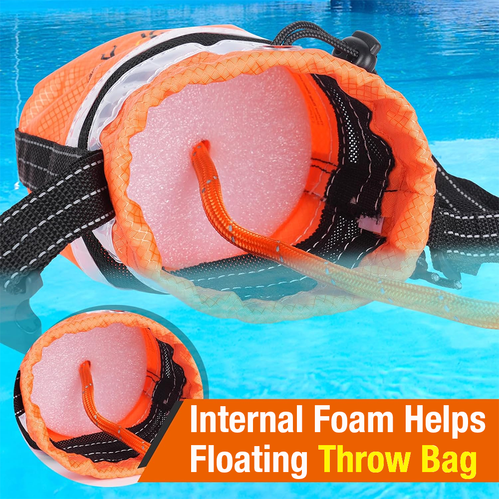 1SET Water Rescue Throw Bag, w - Fishing Kayak Crate incelemesi ve fiyatı