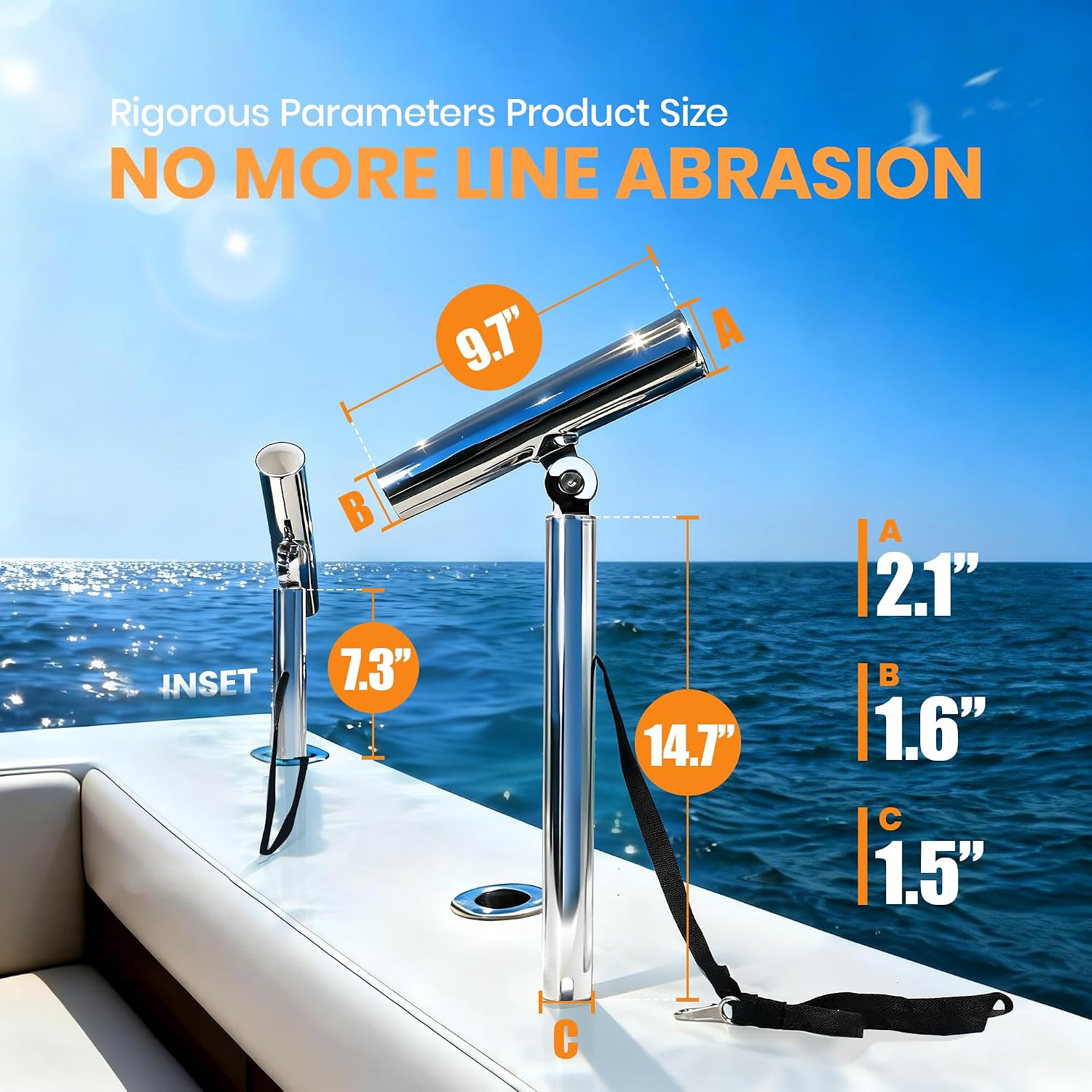 2-Pack Stainless Steel Outrigg - Fishing Kayak Rod Holder incelemesi ve fiyatı