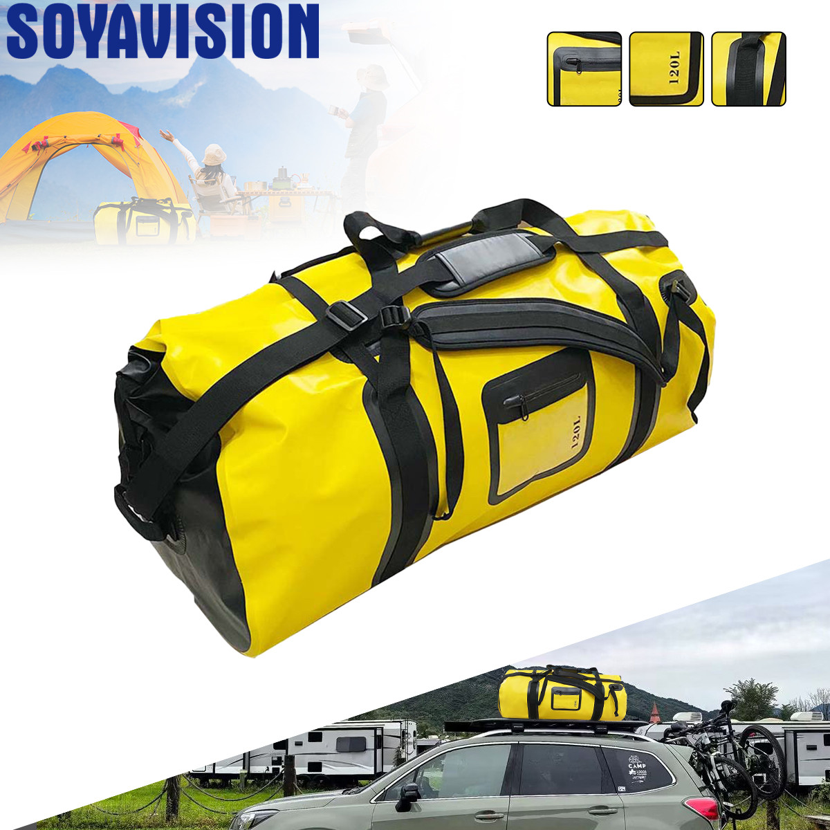40L/66L/120L Waterproof Duffle - Fishing Kayak Crate incelemesi ve fiyatı
