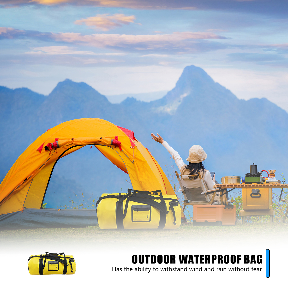 40L/66L/120L Waterproof Duffle - Fishing Kayak Crate incelemesi ve fiyatı