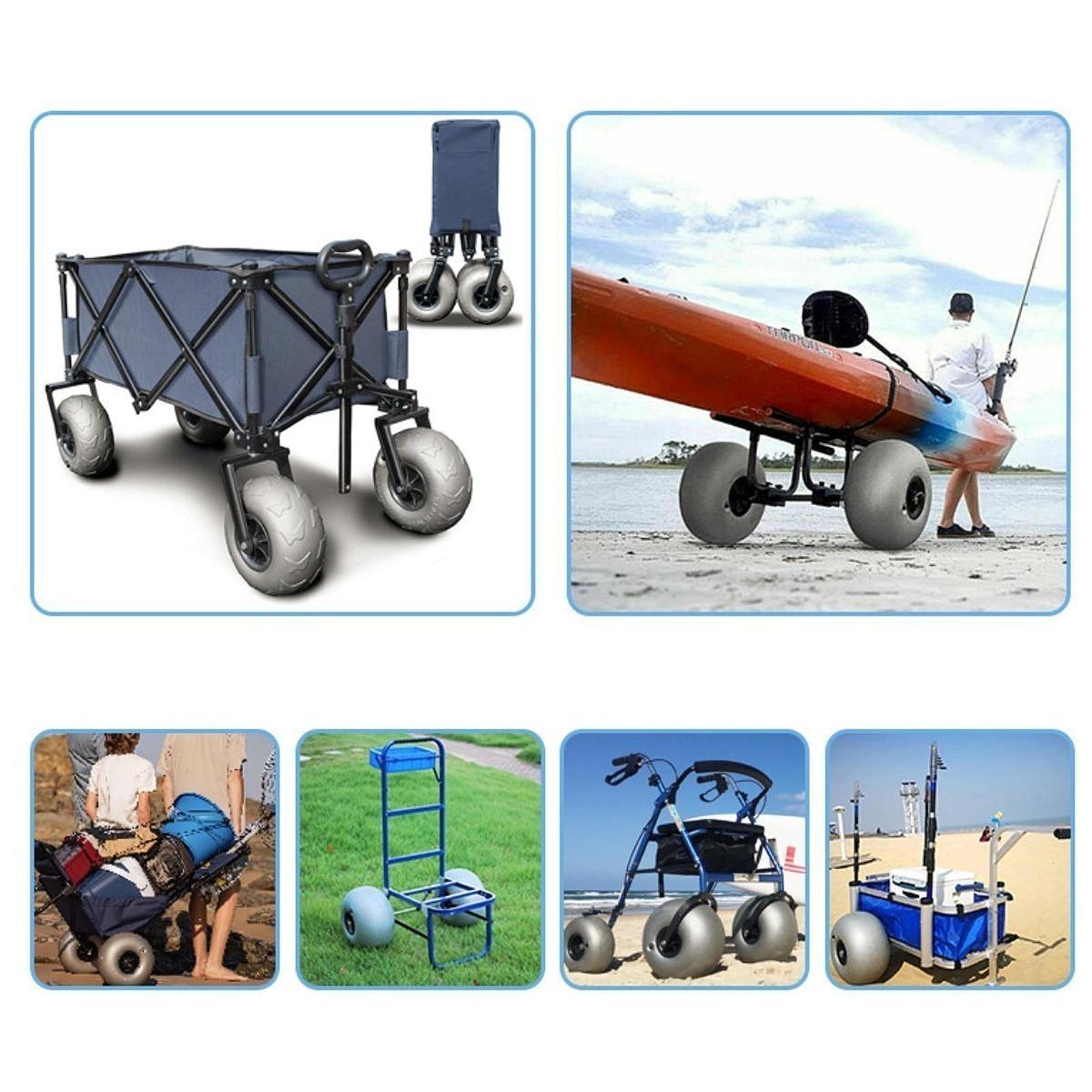 Beach Cart Sand Wheels 16 Inch - Fishing Kayak Cart incelemesi ve fiyatı