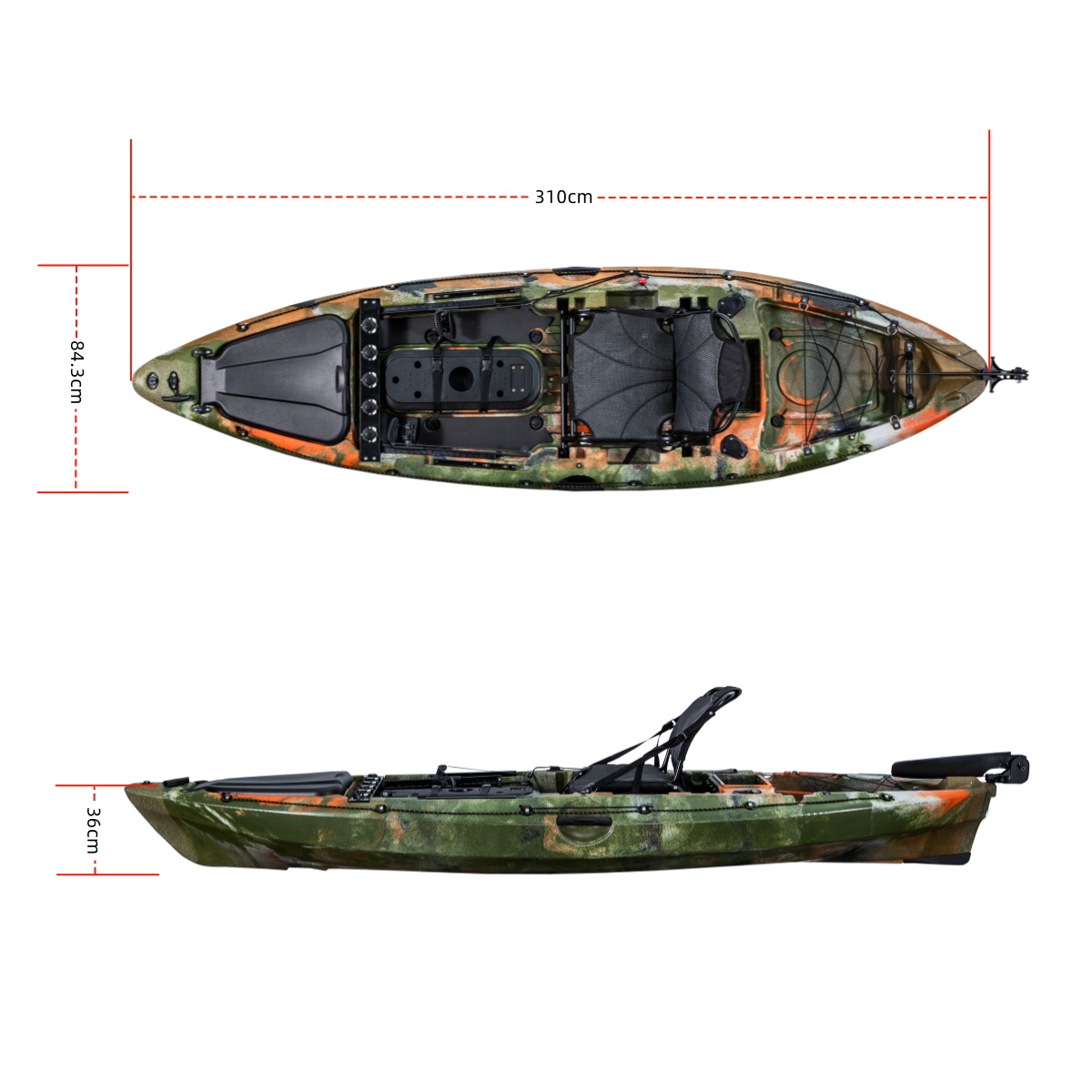 LSF First-class Single Fishing - Fishing Kayak Sit On Top incelemesi ve fiyatı