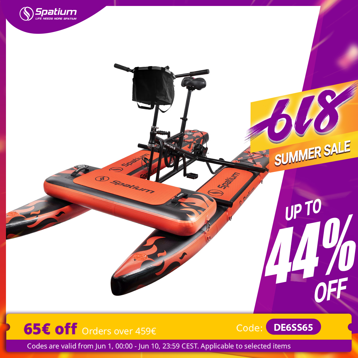 Spatium Sup Water Bike 3.0 Inf - Fishing Kayak Pedal Drive incelemesi ve fiyatı