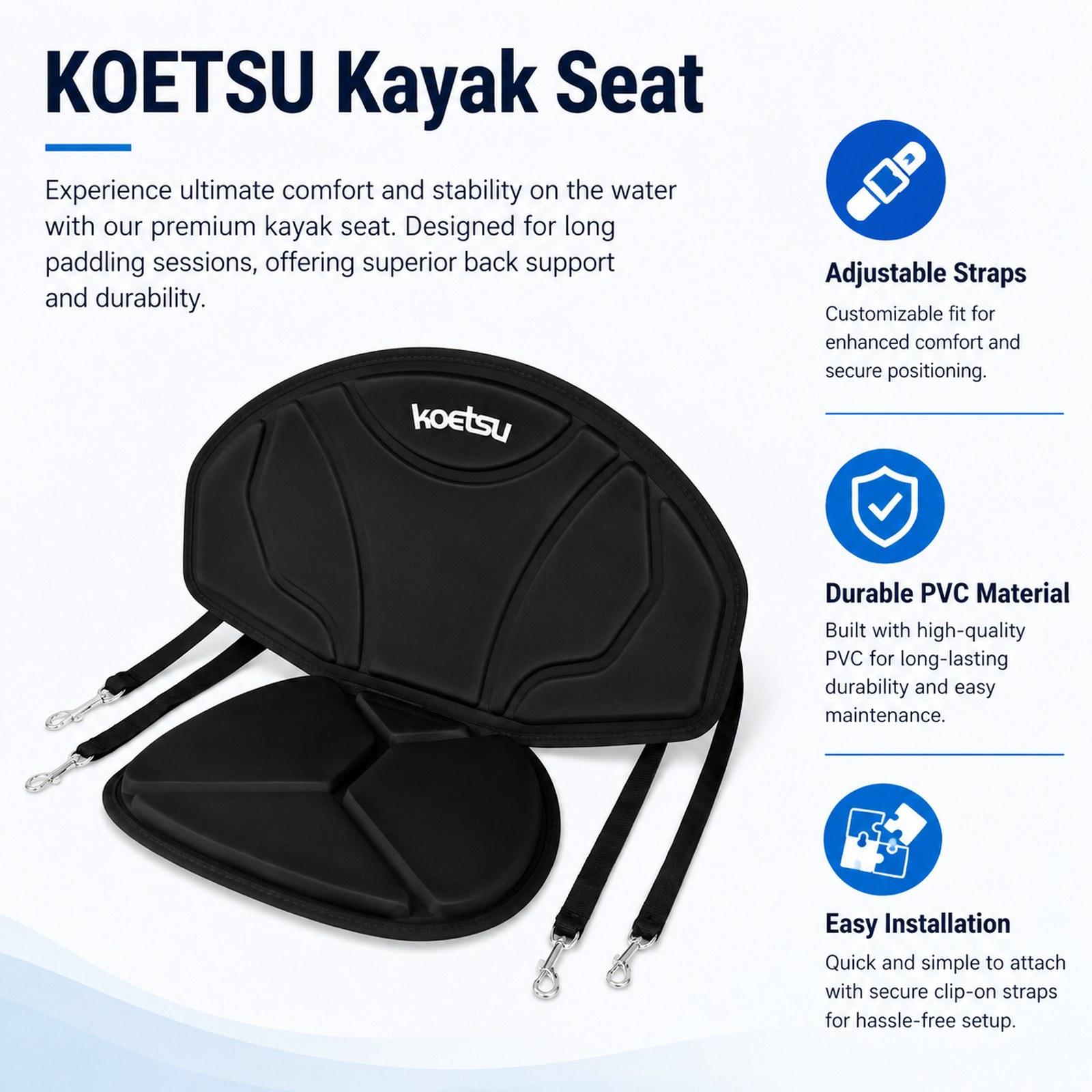 Kayak Seat Padded Easy to Inst - Fishing Kayak Sit In incelemesi ve fiyatı